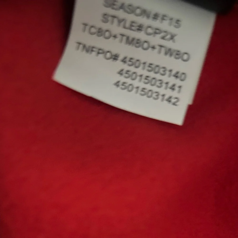 NWOT The North Face CP2X Jacket Men’s Size S Quilted Gray & Red Full Zip Hooded
